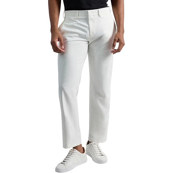 kenneth cole reaction men's slim fit fashion patterned dress pant Shop Slim-Fit Stretch Twill Dress Pant, Black main image 0