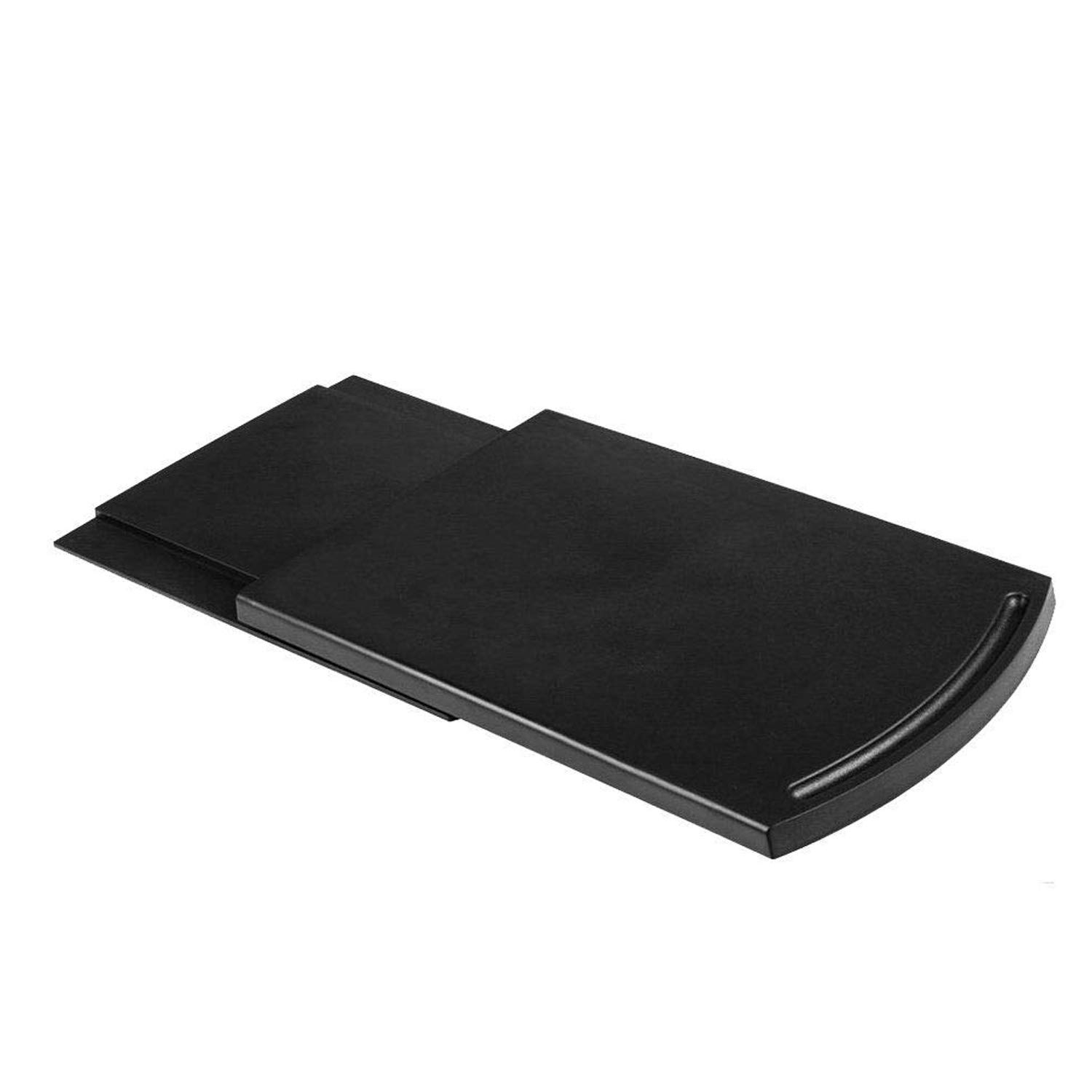 Photo 1 of Ihomepark Kitchen Caddy Sliding Coffee Tray Mat, Under Cabinet Appliance Coffee Maker Toaster Countertop Storage Moving Slider - Base sliding shelf With Smooth Rolling Wheels, 1 Pack