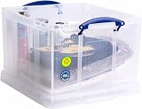 Really Useful Box 42 Litre Clear Storage Container with Lid view 3