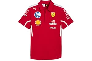 PUMA Scuderia Ferrari F1 2025 Team Polo - Men - Red