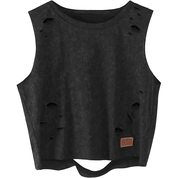 Gothic Grunge Mouse Black Tank Tops Goth Sexy Bodycon Crop Tops