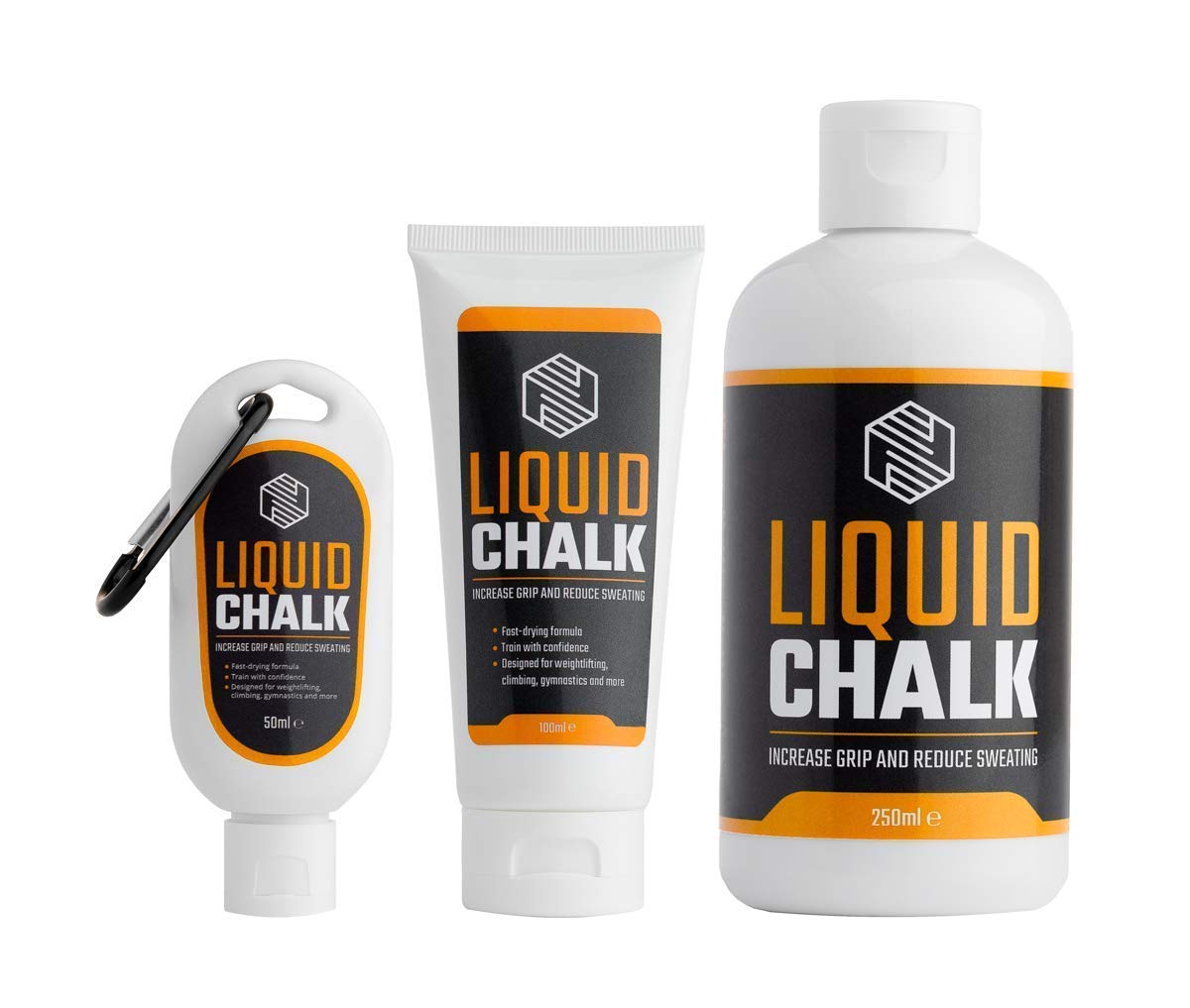 LIQUID CHALK | Sports Chalk | Superior Grip and Sweat-Free Hands for Weightlifting, Gym, Rock Climbing, Bouldering, Gymnastics, Pole Dancing and Fitness, CrossFit, Bodybuilding and More (250ml)
