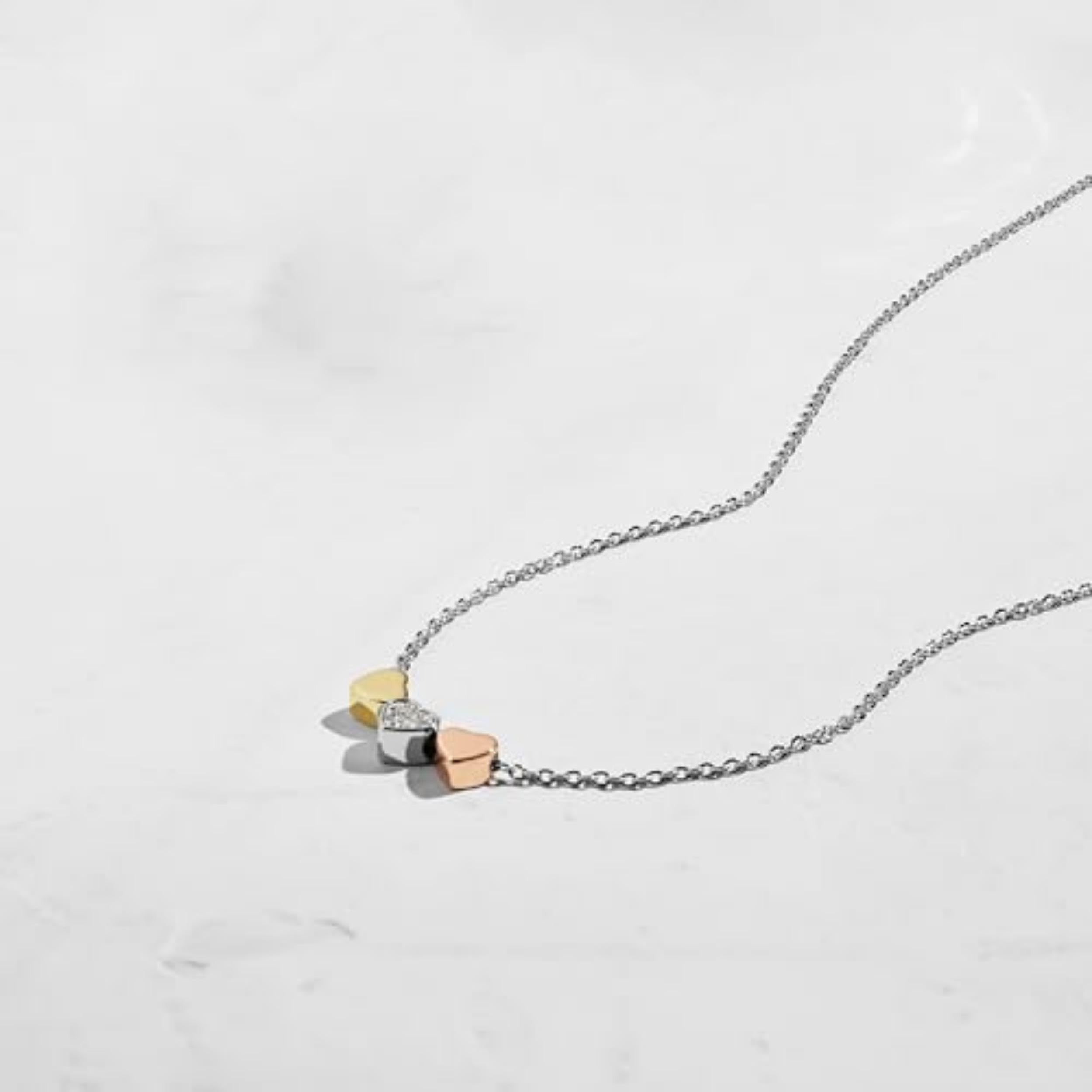 Fossil Women's Sterling Silver or Silver-Tone Stainless Steel Pendant Chain Necklace for Women