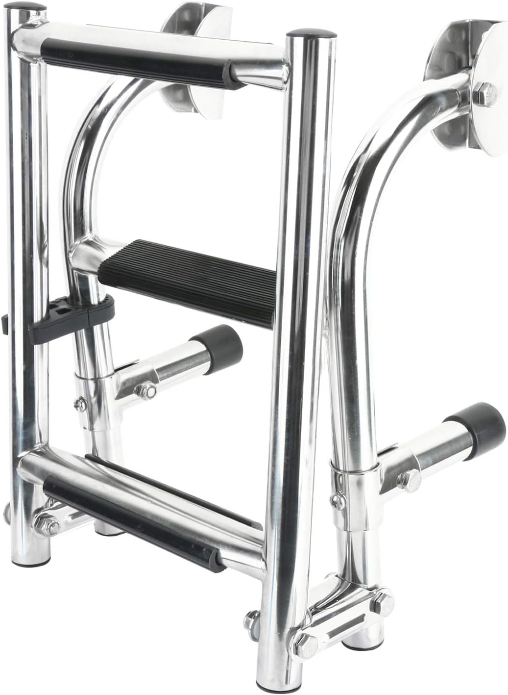 YaeMarine Stainless Steel 3 Step Folding Boat Ladder