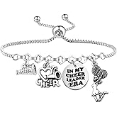 BLEOUK Cheerleader Bracelet Cheer Gift Cheerleading Coach Gift Cheerleader Jewelry