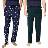 Nautica Soft Fleece Pajama Pants Set for Men - 2 Pack