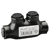 Wengart Black Insulated Splice Connector,2-14 Gauge
