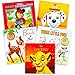 Disney Classics - Super Set of 5 Baby Toddler Storybooks (The Lion King, 101 Dalmatians, Minnie Red Riding Hood, Bambi, 3 Little Pigs)