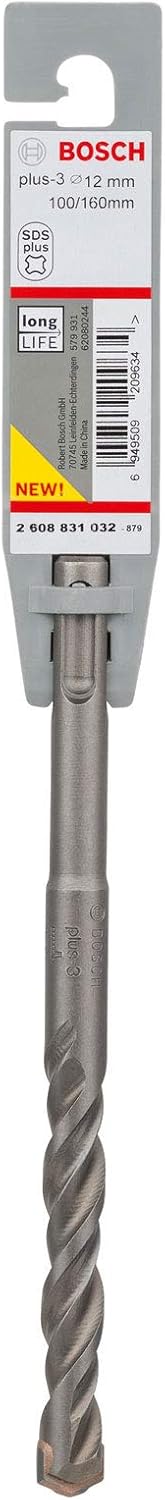 Bosch 2608831049 "SDS Plus-3" Hammer Drill Bit, 0 V, Grey, 18 x 250 x 300 mm - Image 5