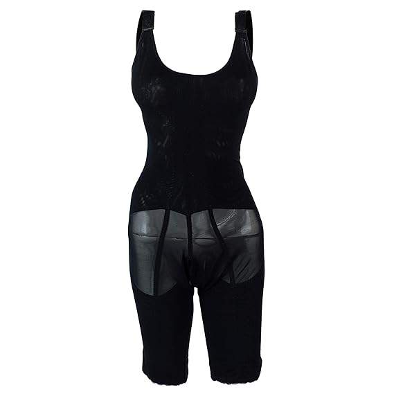 Slim Fit and Bust Lift Ladies Black Full Body Shape Wear