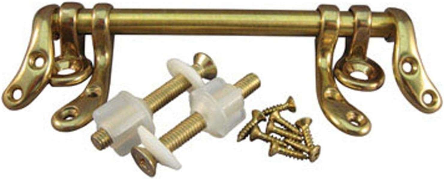 Polished BRASS TOILET SEAT HINGE Universal fit