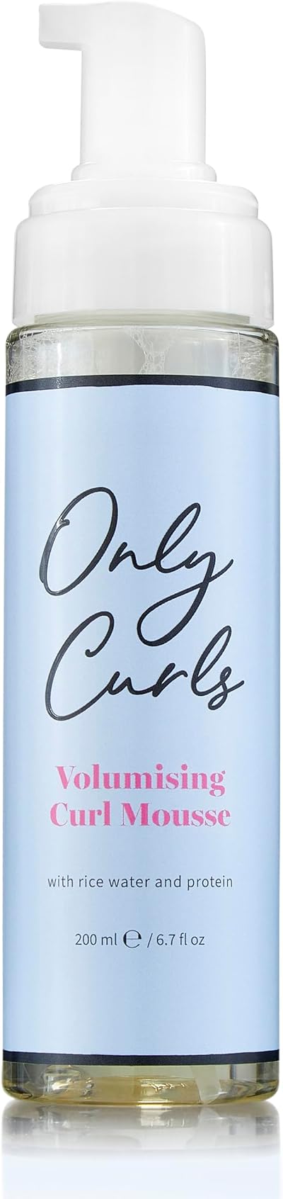 Only Curls Curl Mousse 200ml Curly Hair Volumiser Lightweight Foam