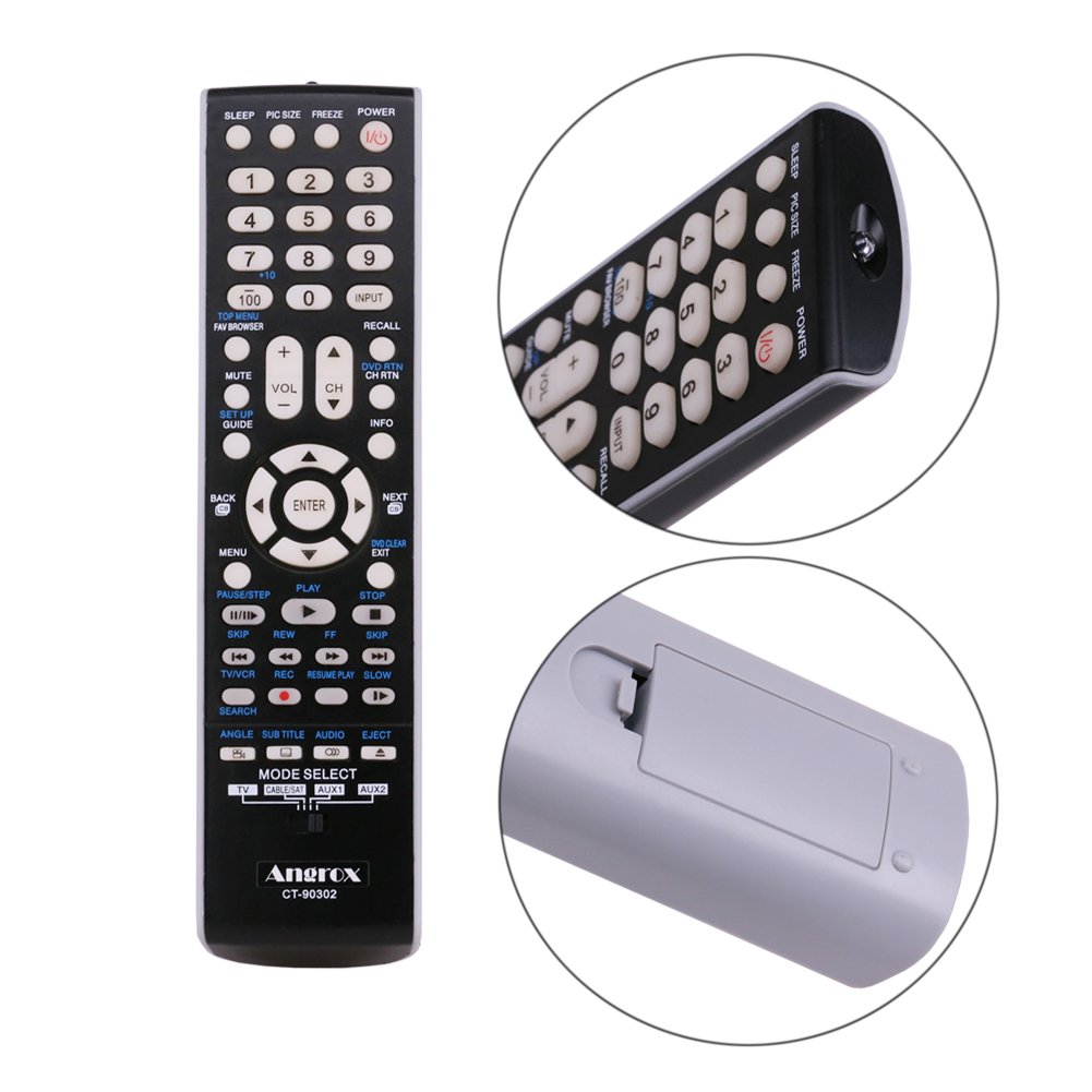 Angrox CT-90302 CT 90302 Universal TV Remote Control Replacement for  Toshiba TV Remote LCD LED HDTV: Amazon.co.uk: Hi-Fi & Speakers