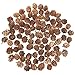 Cooraby 80 Pieces Micro-mini Natural Pine Cones Christmas Natural Pine Cones Ornaments for Home Decoration, Fall and Christmas Crafts