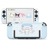 Kuitmor Dockable PC Protective Case Compatible with Switch 2 Model 2025, All-Round Protection Hard Protective Shell for Switch 2 2025 Accessories (Cinnamoroll)