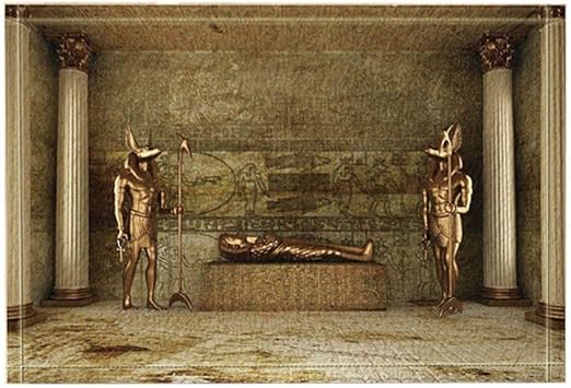 Antiken Agyptischen Pharao Decor Agyptische Bronze Statue Bewacht Die Konigin Bad Teppiche Rutschfeste Fussmatte Boden Eingangsbereiche Indoor Haustur Matte Kinder Badematte 60x40cm Badezimmer Zubehor Amazon De Kuche Haushalt