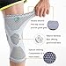 Kangda Knee Brace for Basketball Volleyball Tennis Running Knee Brace Support Compression Sleeve for Arthritis Jumpers Meniscus Tear ACL MCL Joint Pain Relief Men and Women Single