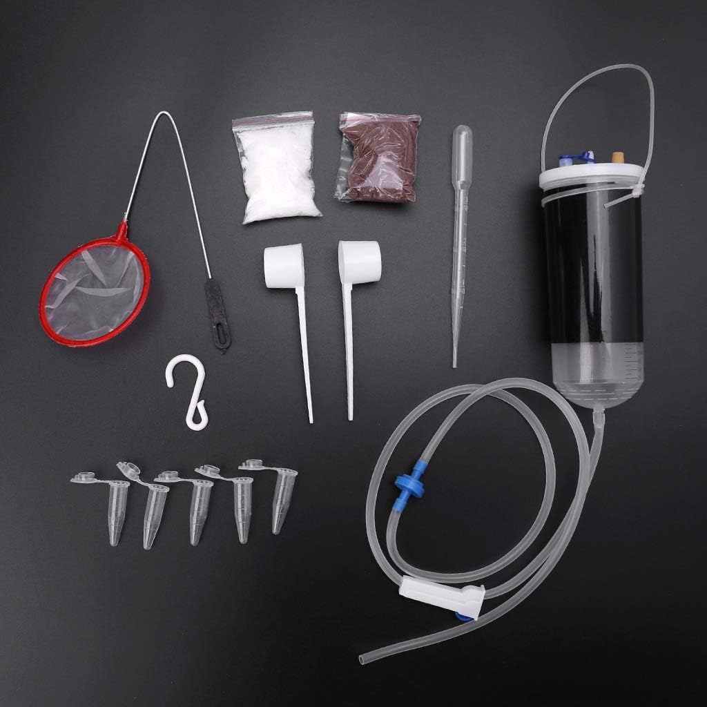 Happaiersouty Aquarium Shrimp Incubator Fairy Shrimp Hatch Tool Kit Fish Tank Equipment