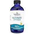 Nordic Naturals Ultimate Omega Liquid, Lemon Flavor - 4 oz - 2840 mg Omega-3 - High-Potency Omega-3 Fish Oil Supplement with EPA & DHA - Promotes Brain & Heart Health - Non-GMO - 24 Servings