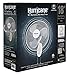 Hurricane Supreme Oscillating Wall Mount Fan w/ 3 Quite Speeds, White, 18