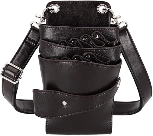 massage aed friseurtaschen scherentasche leder gurtel friseur tasche mit taille schultergurt friseur tasche hair scissors organizer friseur tasche amazon de sport freizeit