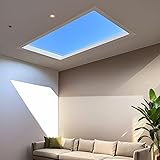 Smart Blue Sky Light Ceiling Lamp, APP Control and