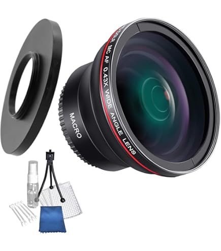 Amazon.com : .42x HD Super Wide Angle Panoramic Macro Fisheye Lens