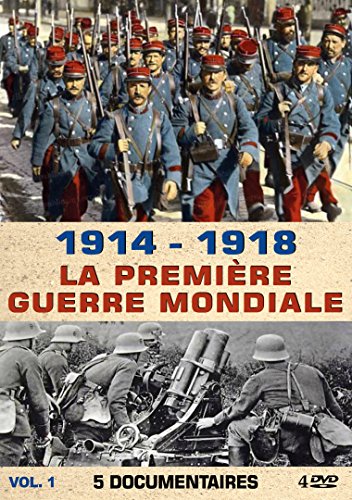 1914 - 1918 : La Première Guerre Mondiale - 5 Documentaires - Vol 1 - 4 Dvd