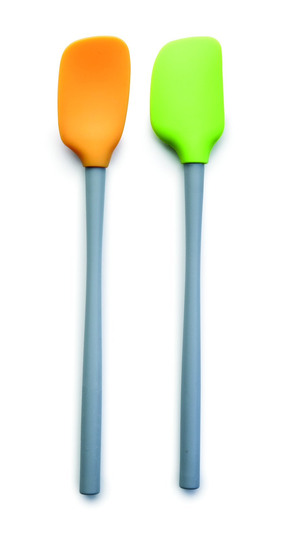 Ibili Set 2 Mini Spatulas, Silicone, Green, 12 x 32 x 2 cm