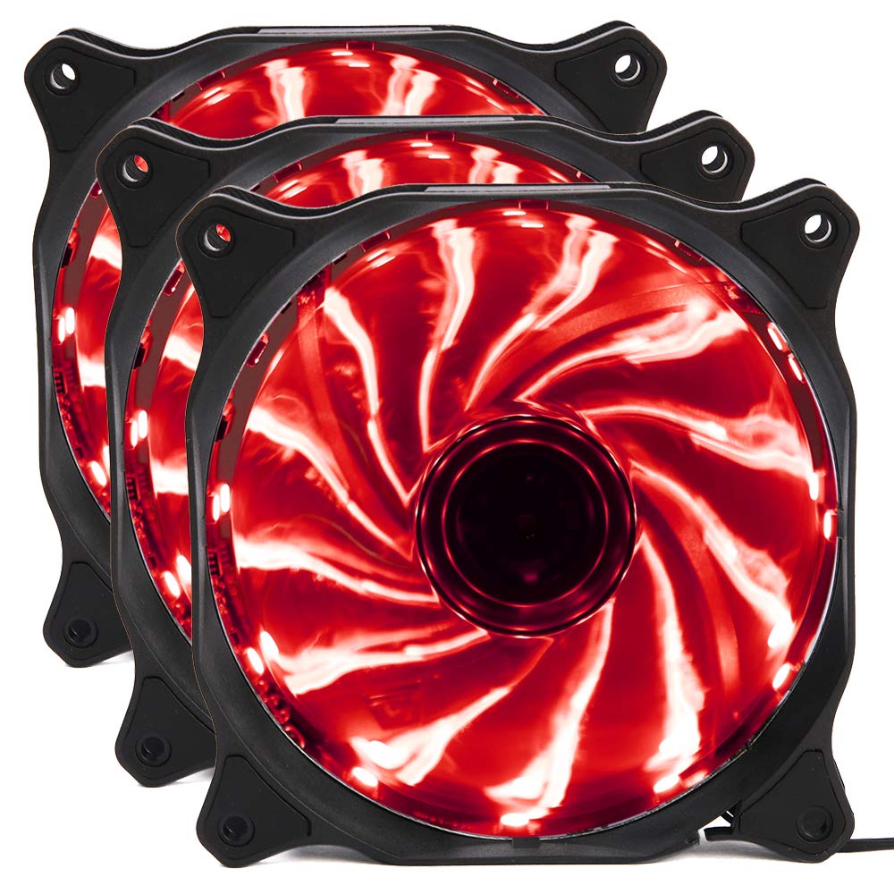 120mm RGB Computer PC Case Fan Quiet Auto Changing 12V 120mm LED RGB