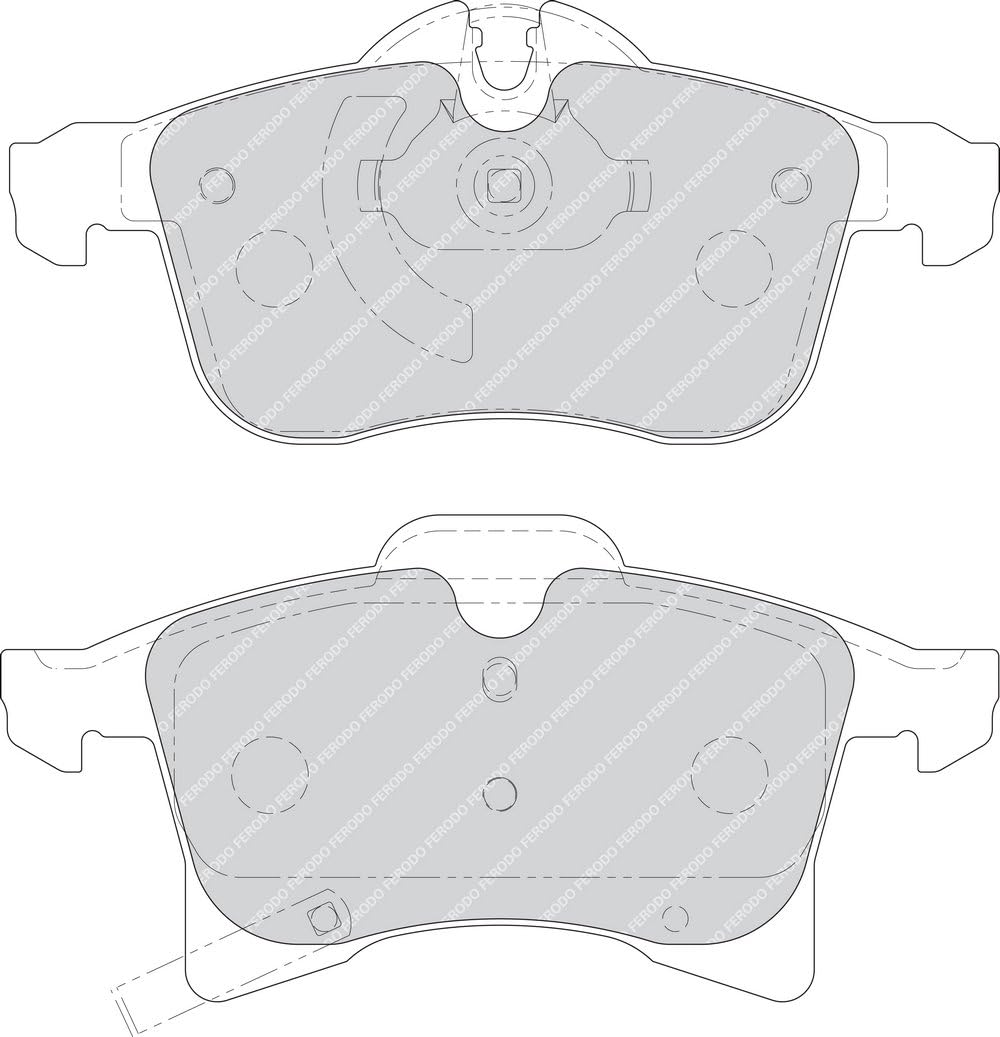 Ferodo FDB1640 Brake Pad Set, disc brake - (set of 4) - Image 3