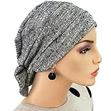 Hats for You Women's Two Way Chemo Cap, Salt and Paper, One Size