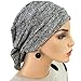 Hats for You Women's Two Way Chemo Cap, Salt and Paper, One Size