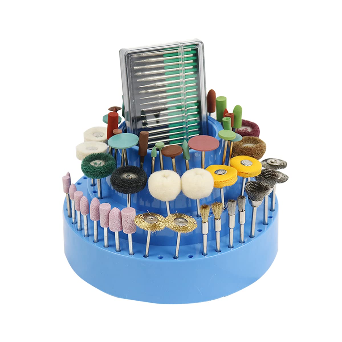 Rotary Tool Bit Holder Mandrel Drill Bench Tool Polishing Buffing Wheel Set- Excluding Polishing Wheel and Grinder Bits