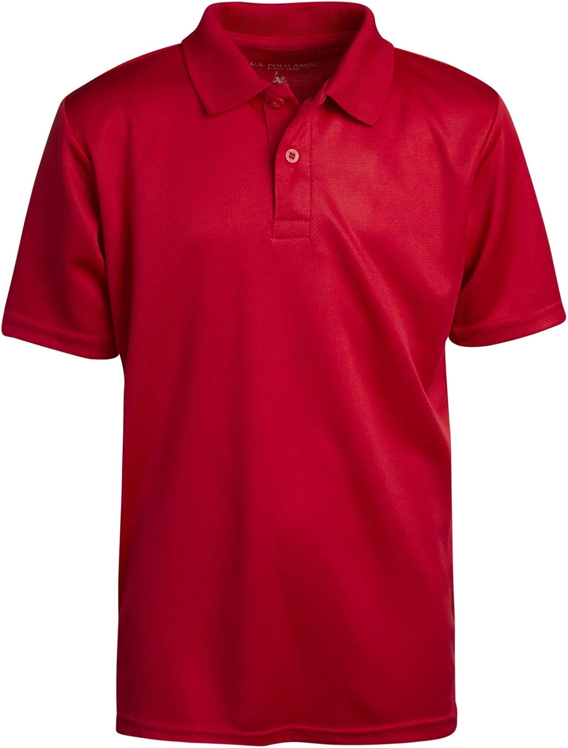 U.S. Polo Assn. Girls' School Uniform Shirt - Performance Short Sleeve Polo T-Shirt (2 Pack): Clothing