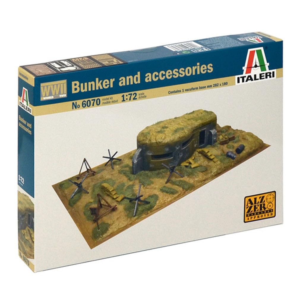 The Hobby Company 8001283060707 Italeri 510006070-1:72 WWII - Accessories and Bunker