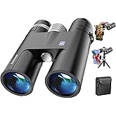 18X50 High Powered Binoculars for Adults with Upgraded Phone Adapter, Tripod and Tripod Adapter,Waterproof Compact Binoculars with Low Light Vision for Bird Watching,Travel,Sightseeing
