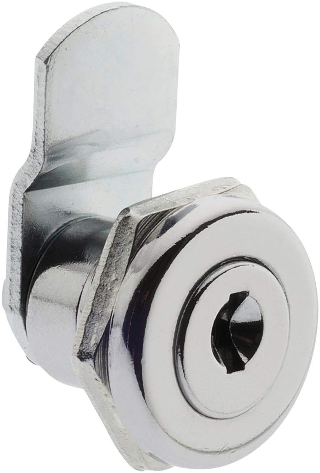 Burg Wächter Replacement Cylinder for Cam Lock for Letter Box, for Material Thickness of 1 to 2 mm, Chrome-Plated, ZBK 71 SB, 1 Supplied