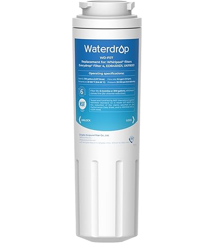 Amazon.com: Waterdrop EDR4RXD1 Refrigerator Water Filter