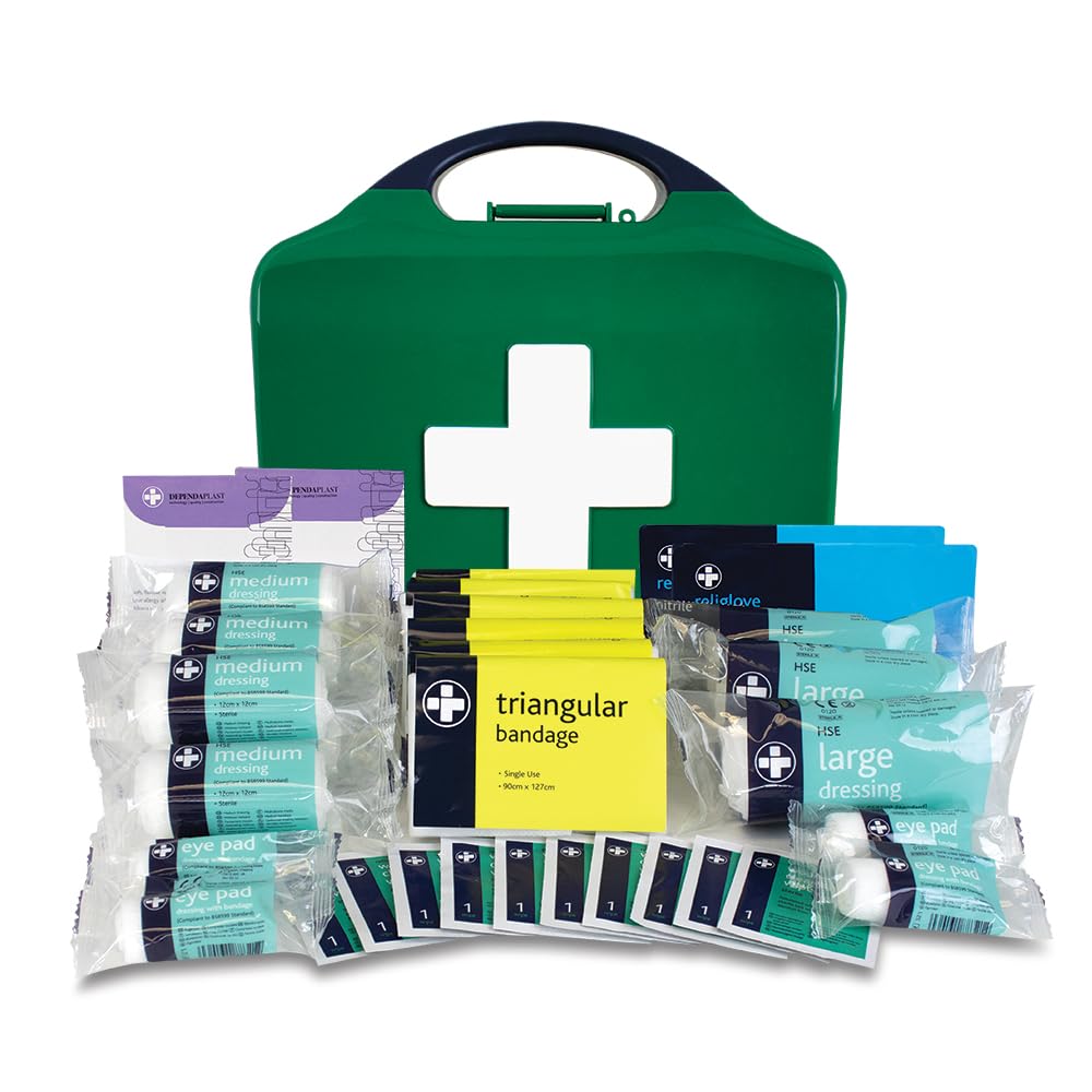 Reliance Medical HSE 20 Person Workplace First Aid Kit in Green Integral Aura Box