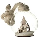 Heaven Sends Wooden Fox in Glass Ball Bauble (3.54 ins) (Clear)