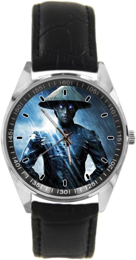 Men's Women's Raiden In Mortal Kombat X Rain Custom Personalized Classic Simple Design Leather Band Wrist Watch by Amanda Gift