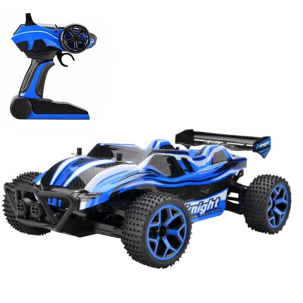 powerful amphibious remote control car drives on land & water