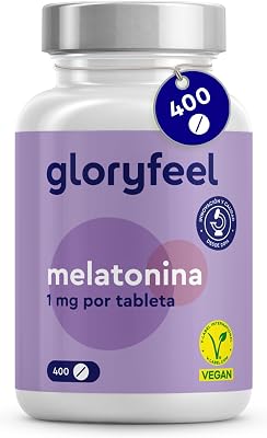 Melatonina 400 Tabletas (+1 año), Altas dosis, Para dormir bien