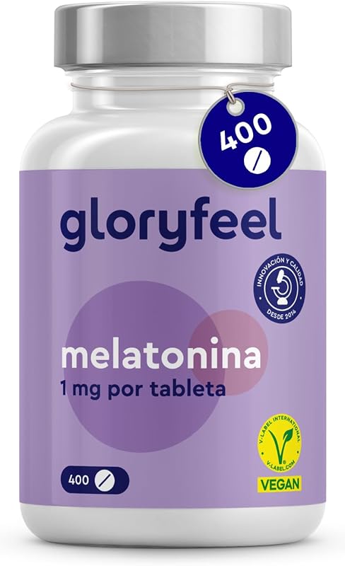 Melatonina 400 Tabletas (+1 año), Altas dosis, Para dormir bien