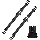 YAFIYGI 2Pcs Backpack Chest Strap Add On Adjustable Sternum Straps for Backpacks with 20MM Webbing Back Pack Harness Clip with Buckle for Hiking Travel Outdoor Use