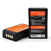 elxjar (2-Pack) 7.4V 1100mAh Li-ion Battery Replacement for Standard Horizon HX870 HX870E HX890 Radio SBR-13LI