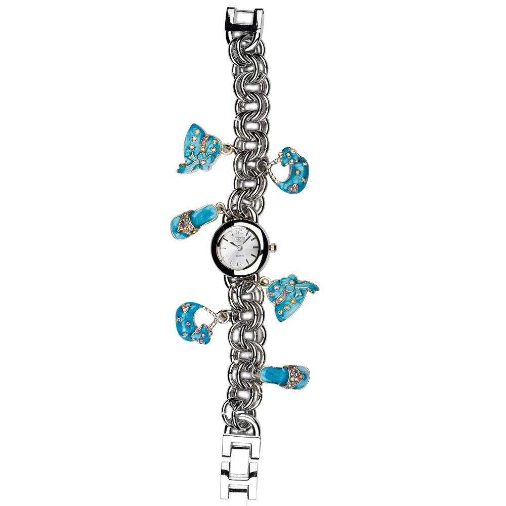 Eton Women's Quartz Watch with Silver Dial Analogue Display and Silver Bracelet 2945L-AQ