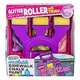 RoseArt Washable Sidewalk Chalk Paint Rainbow Glitter Roller