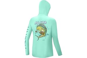 Palmyth Boys Fishing Shirt Youth Hoodie Sun Protection UPF 50+ Long Sleeve Hooded Shirts